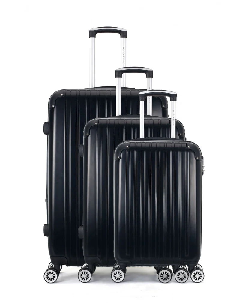 WAVE PARIS - 3er-Set: Hartschalenkoffer DENALI-B