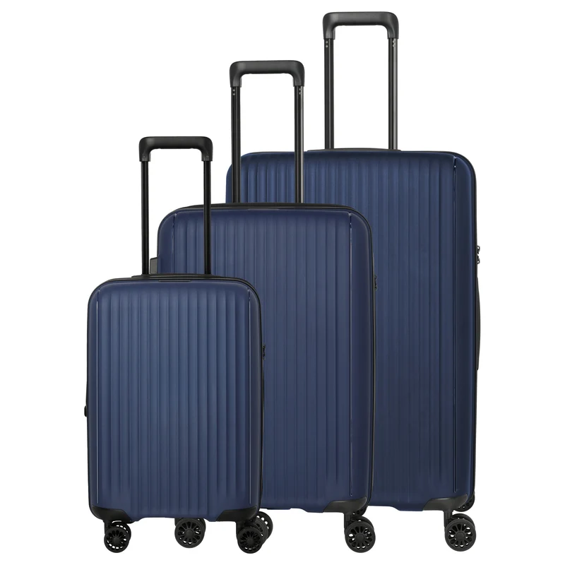 Travelite Skymate - 4-Rollen-Trolley Set 3tlg. erw. (navy)