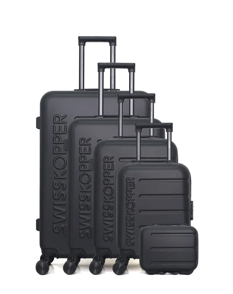 SWISS KOPPER – 5er-Set: Hartschalenkoffer AIGLE-U