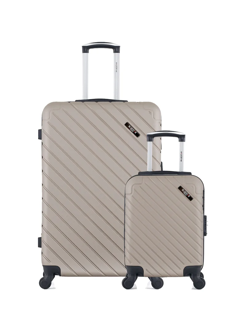 BLUESTAR – 2er-Pack: Großer Koffer und Handgepäck XXS CITÉ