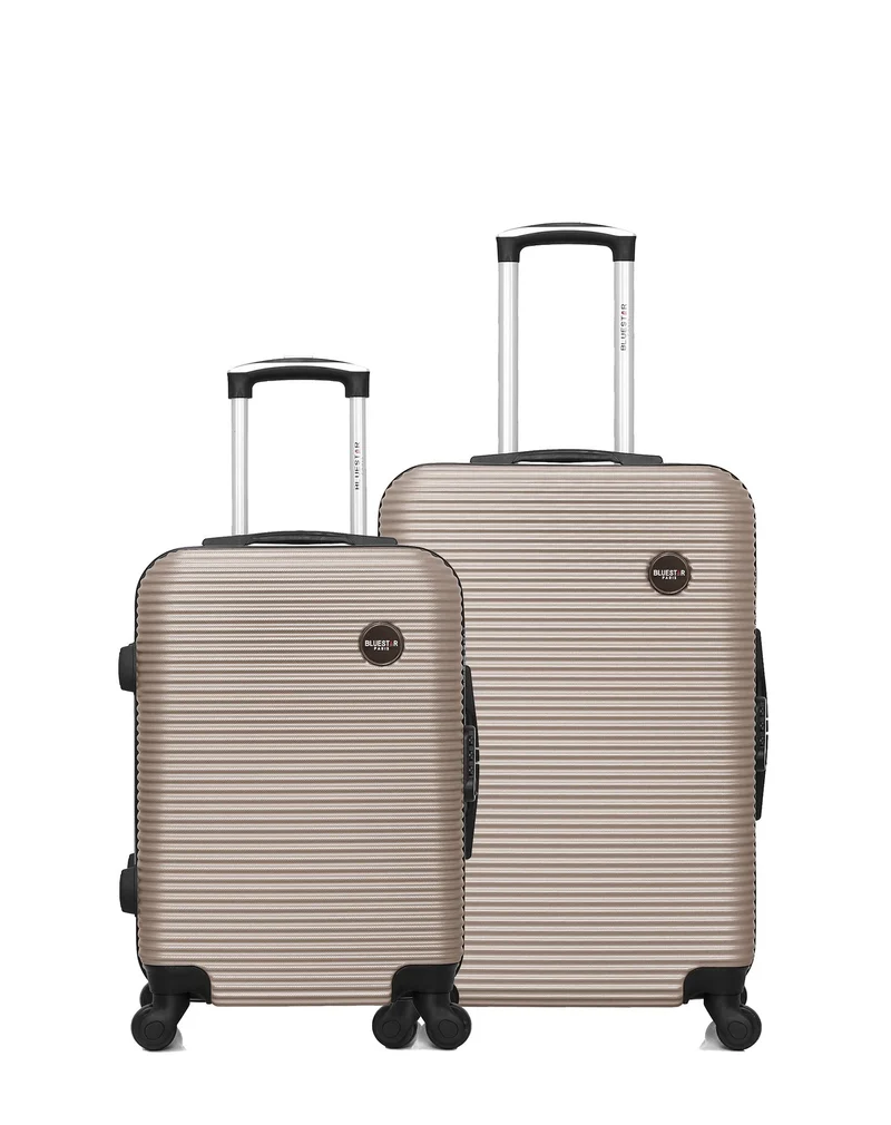 BLUESTAR – 2er-Pack: Mittelgroßer Koffer und Handgepäck LONDON