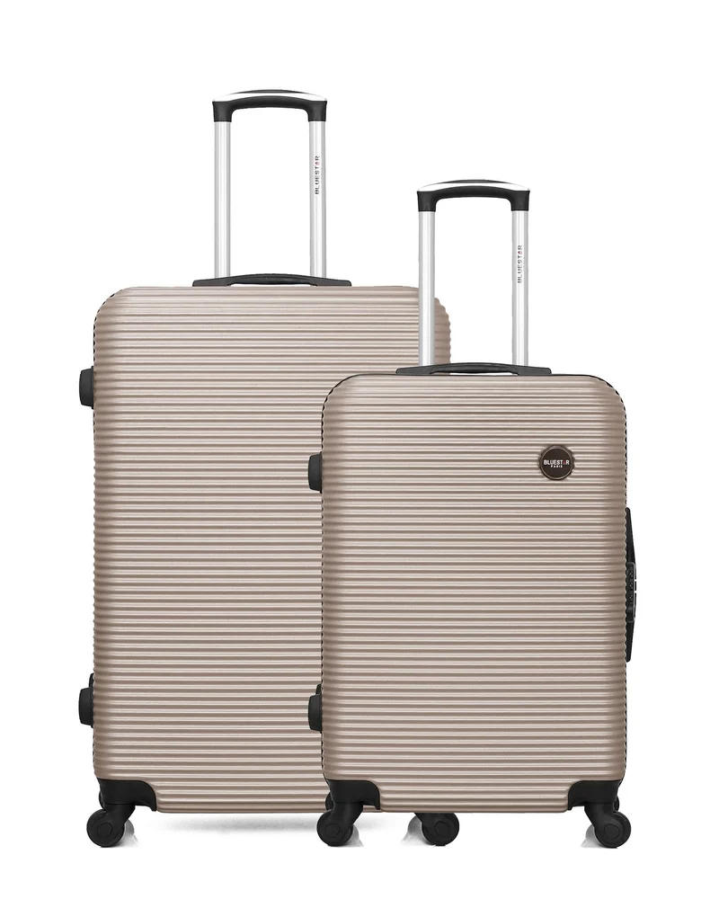 BLUESTAR – 2er-Pack: Großer Koffer und mittelgroßer Koffer LONDON