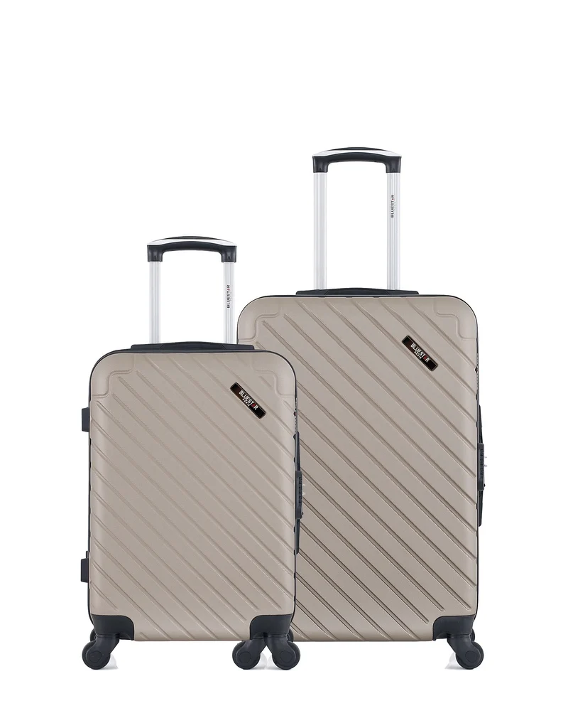 BLUESTAR – 2er-Pack: Mittelgroßer Koffer und Handgepäck CITÉ