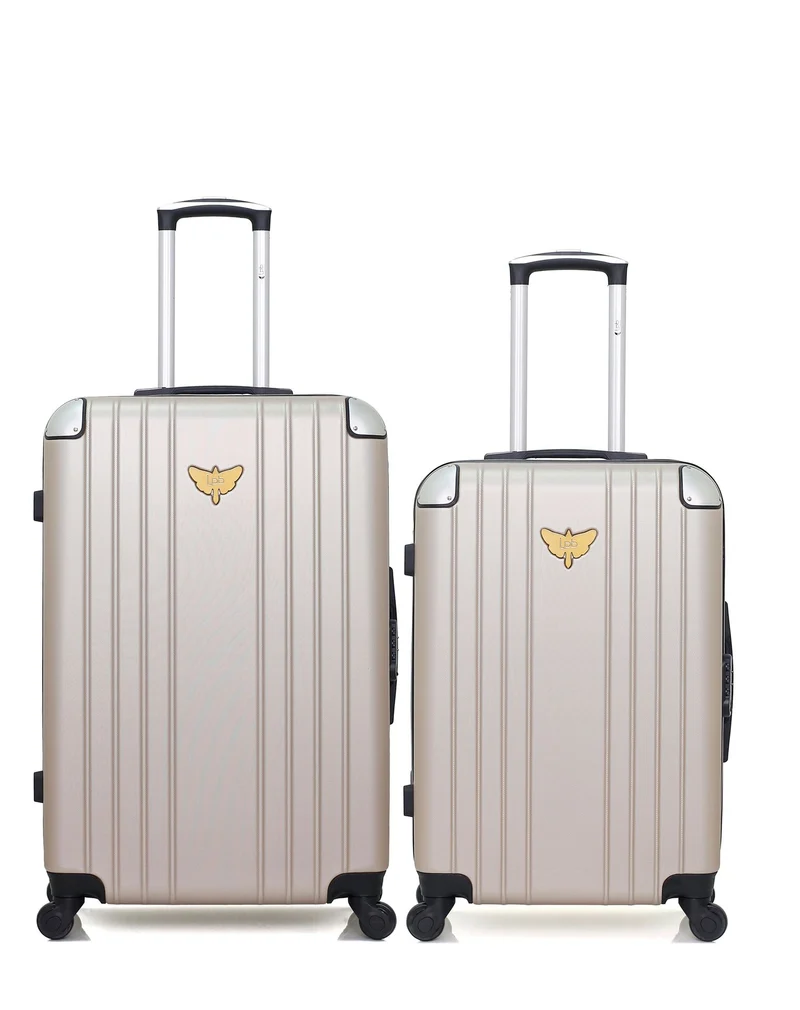 LPB LUGGAGE - 2er-Pack: Großer Koffer und mittelgroßer Koffer AMELIE