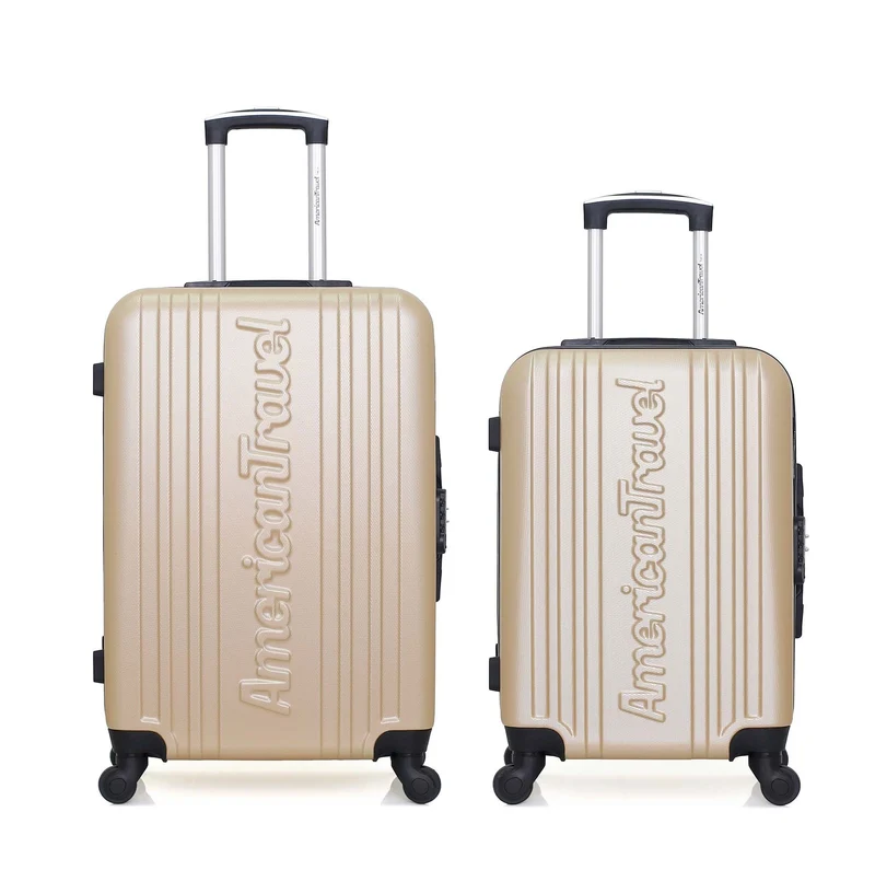 2er-Pack: Mittelgroßer Koffer und Handgepäck SPRINGLFIELD