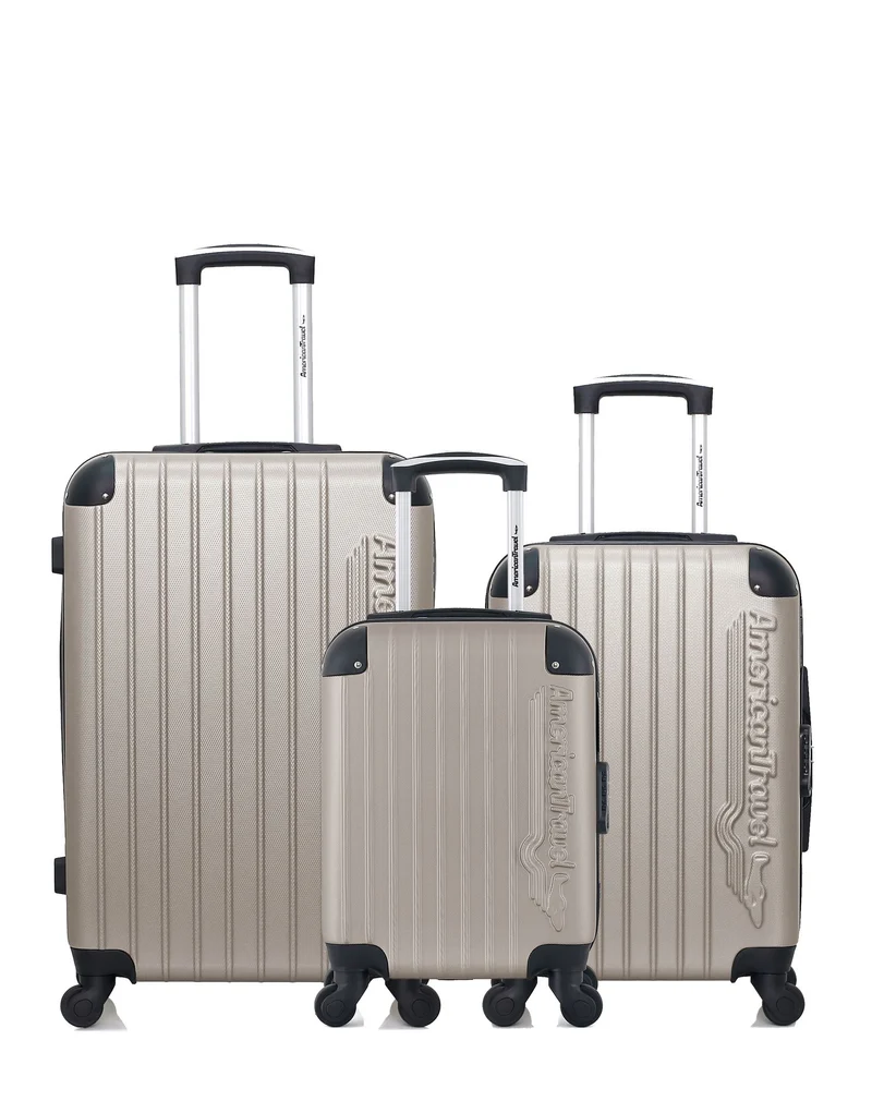 3er-Pack: Mittelgroßer Koffer, Handgepäck und Handgepäck XXS BUDAPEST
