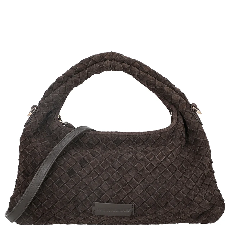 Les Visionnaires Sadie Weave Cozy - Umhängetasche 39 cm (dark brown)