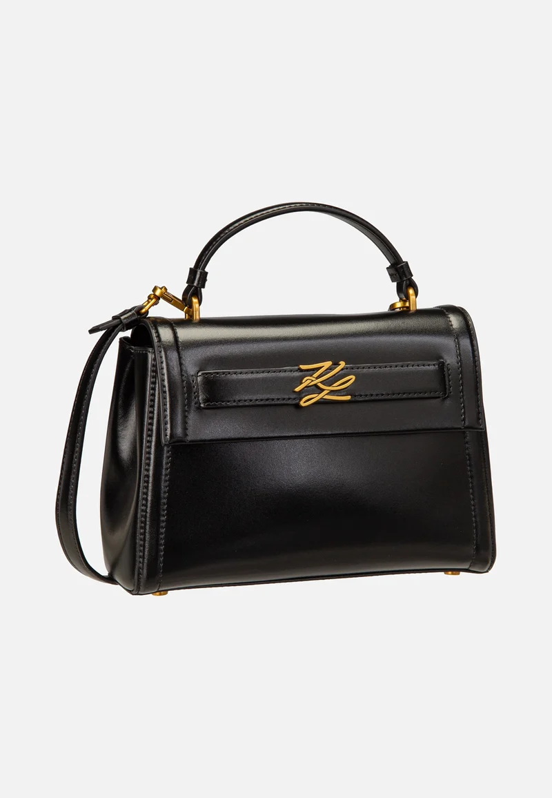 K/Autograph SM Top Handle Black/Gold - Henkeltasche