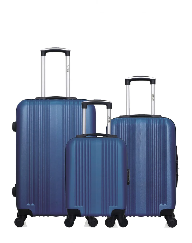 HERO – 3er-Pack: Mittelgroßer Koffer, Handgepäck und Handgepäck XXS LIPARI