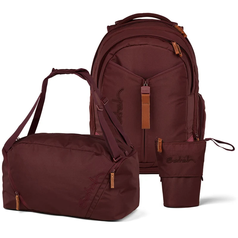 Satch Match Nordic Ruby Skandi Pencil Slider Edition Schulrucksack Set 3tlg.