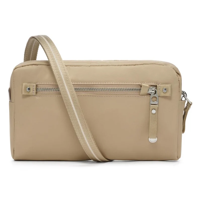 Pacsafe W 3 in1 Sling Taupe Anti-Theft Umhängetasche