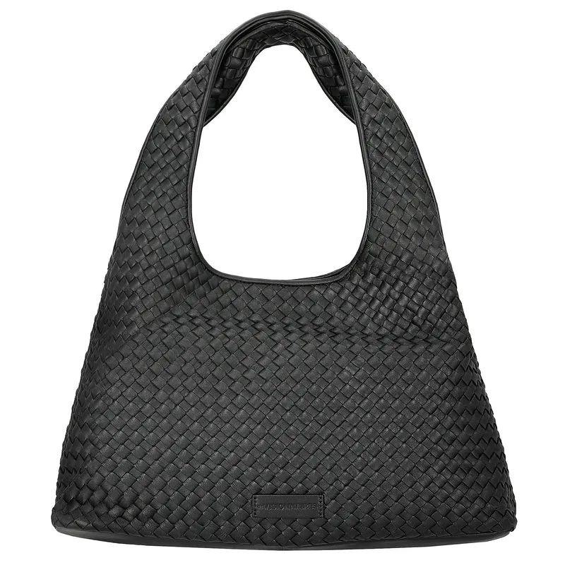 Les Visionnaires Paz Weave Silky - Shopper 45 cm (black)