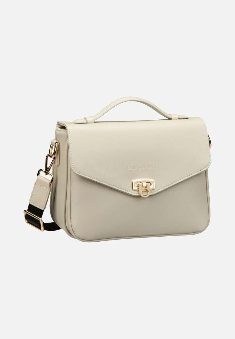 Ella Saffiano Classic Bag Beige - Umhängetasche