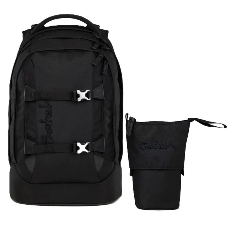 Satch Pack Nordic Black Skandi Edition Schulrucksack Set 2tlg.