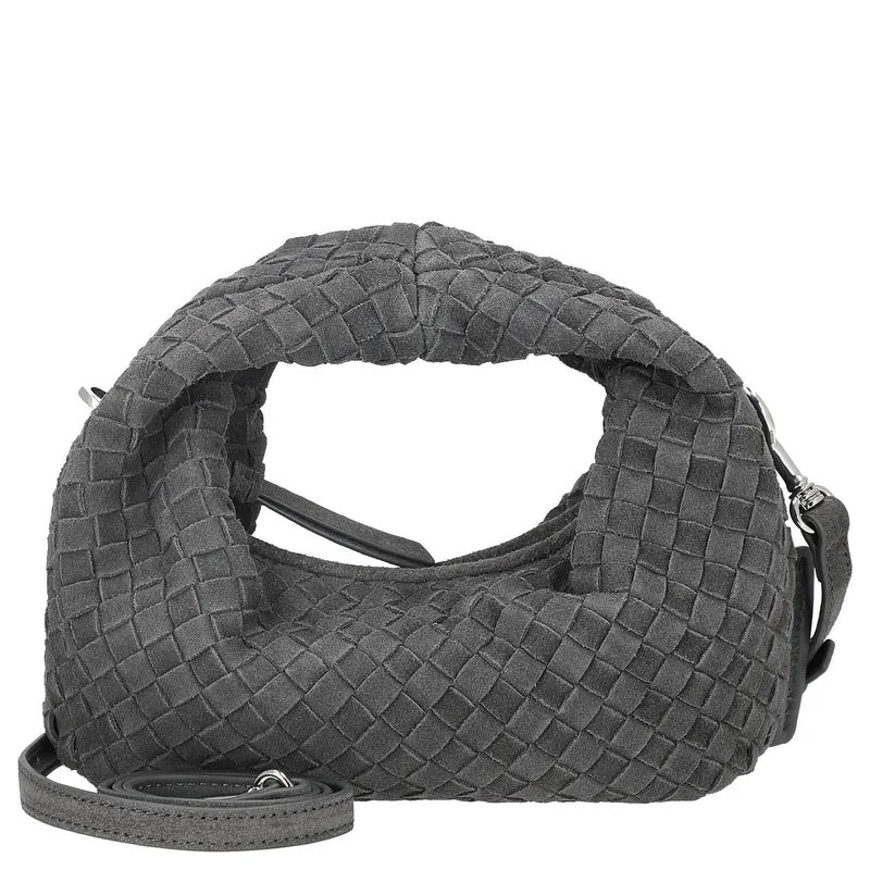 Les Visionnaires Greta Micro Weave Cozy - Umhängetasche 20 cm (asphalte)