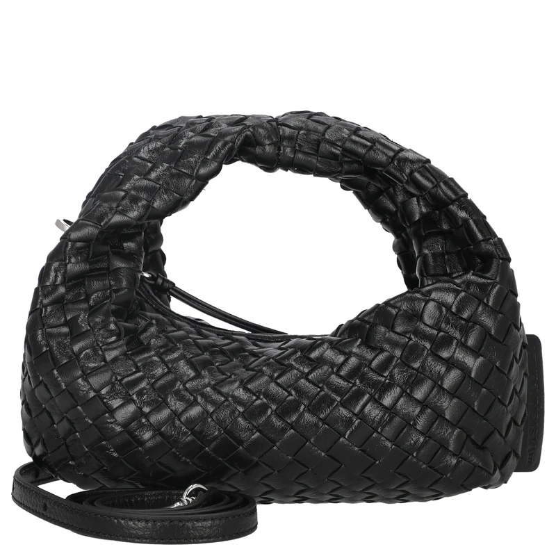 Les Visionnaires Greta Micro Weave Glossy - Henkeltasche (black)