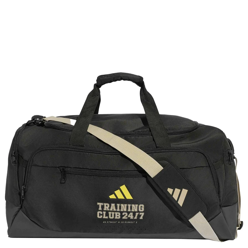 adidas Training Defender 60 - Sporttasche 63 cm (black/khaki three/pure lemon)