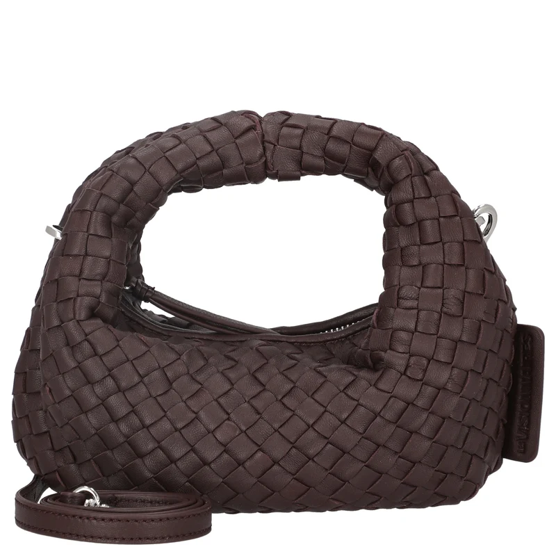 Les Visionnaires Greta Micro Weave Silky - Henkeltasche 20 cm (aubergine)