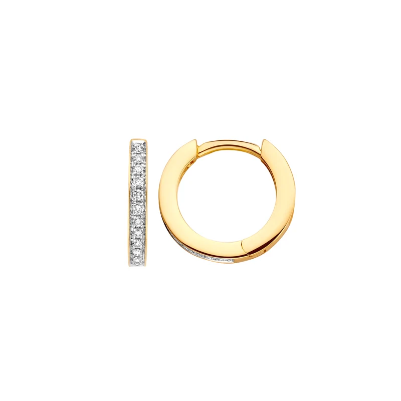 Blush Diamonds damen Creolen 585 Gold 7612BDI