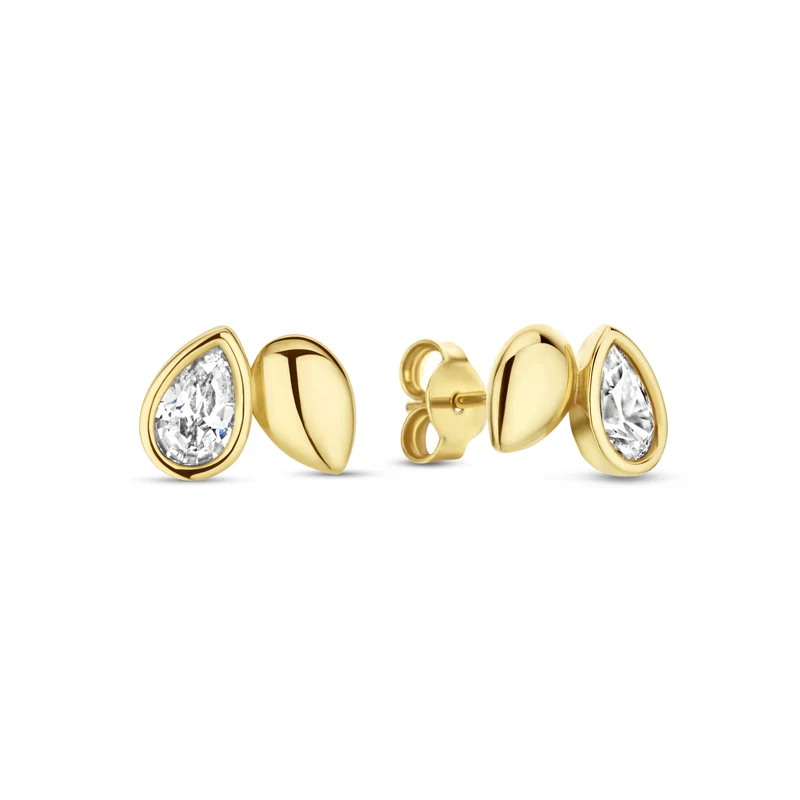 Beloro Jewels Monte Napoleone damen OhrknÃ¶pfe Gold BO360019