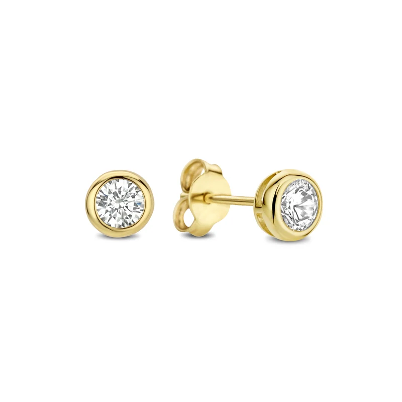 Beloro Jewels Monte Napoleone damen OhrknÃ¶pfe Gold BO360012