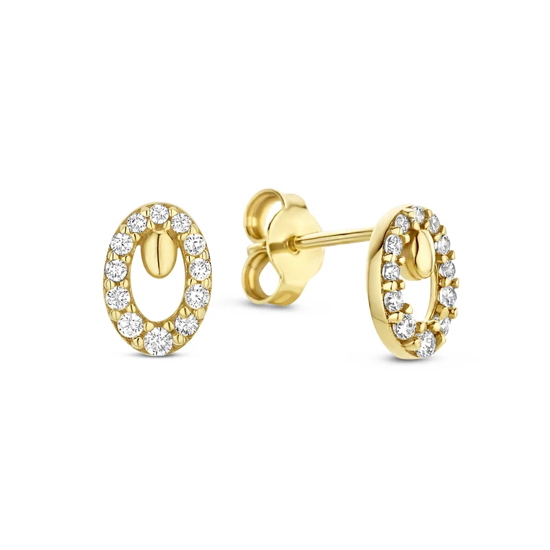 Beloro Jewels Monte Napoleone damen OhrknÃ¶pfe Gold BO360020