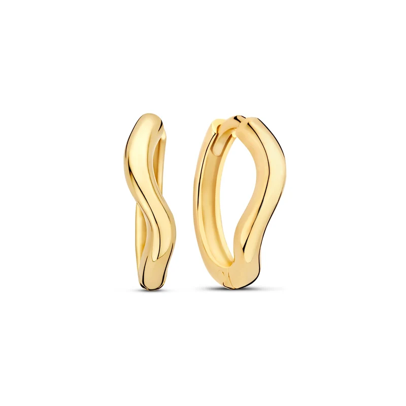 Beloro Jewels La Rinascente Mathilde 9 Karat Gold Creolen (9,6 mm) BO360109