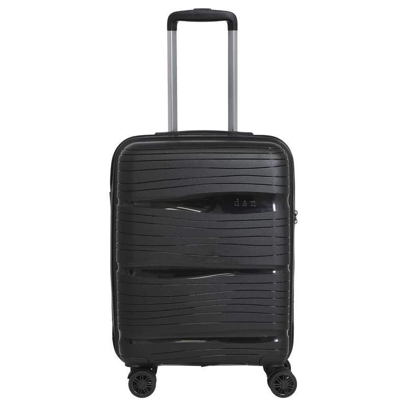 D&N Travel Line 4300 - 4-Rollen-Kabinentrolley S 55 cm (black)