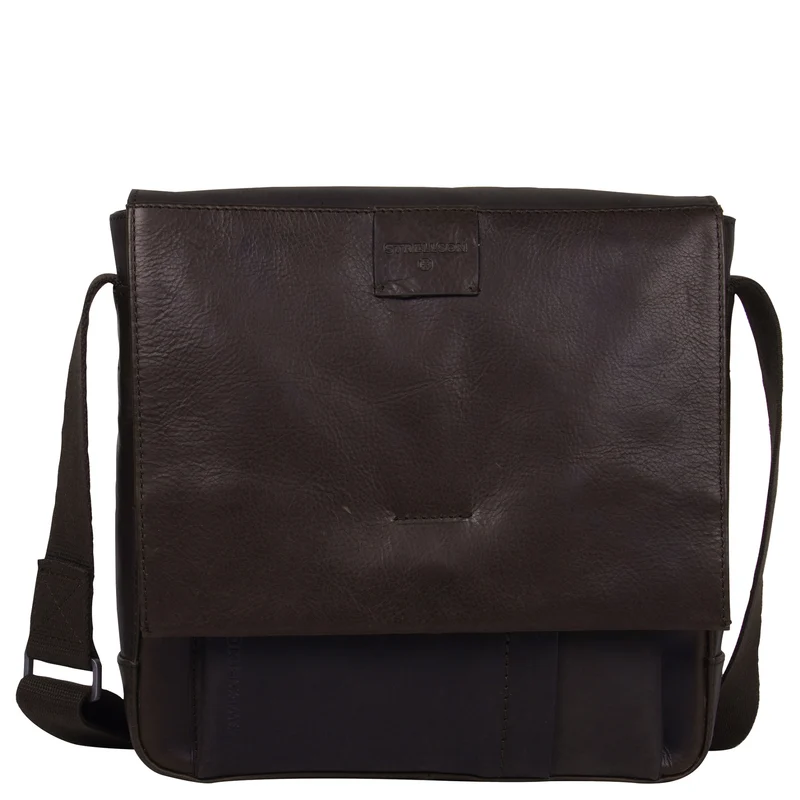 Strellson Brick Lane Jeremy - Schultertasche S 25 cm (darkbrown)