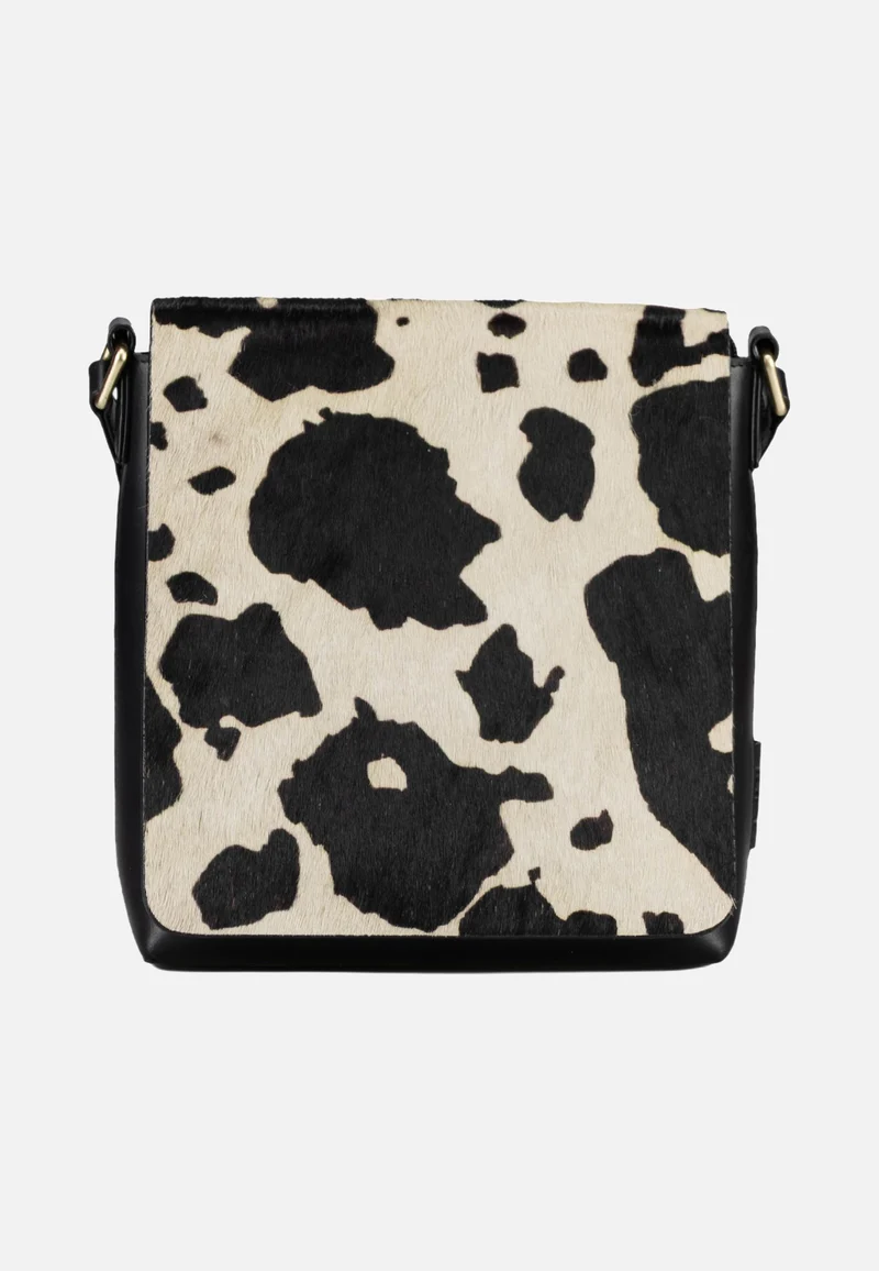 Furry Cow Shoulder Bag S 3124 Black - Schultertasche