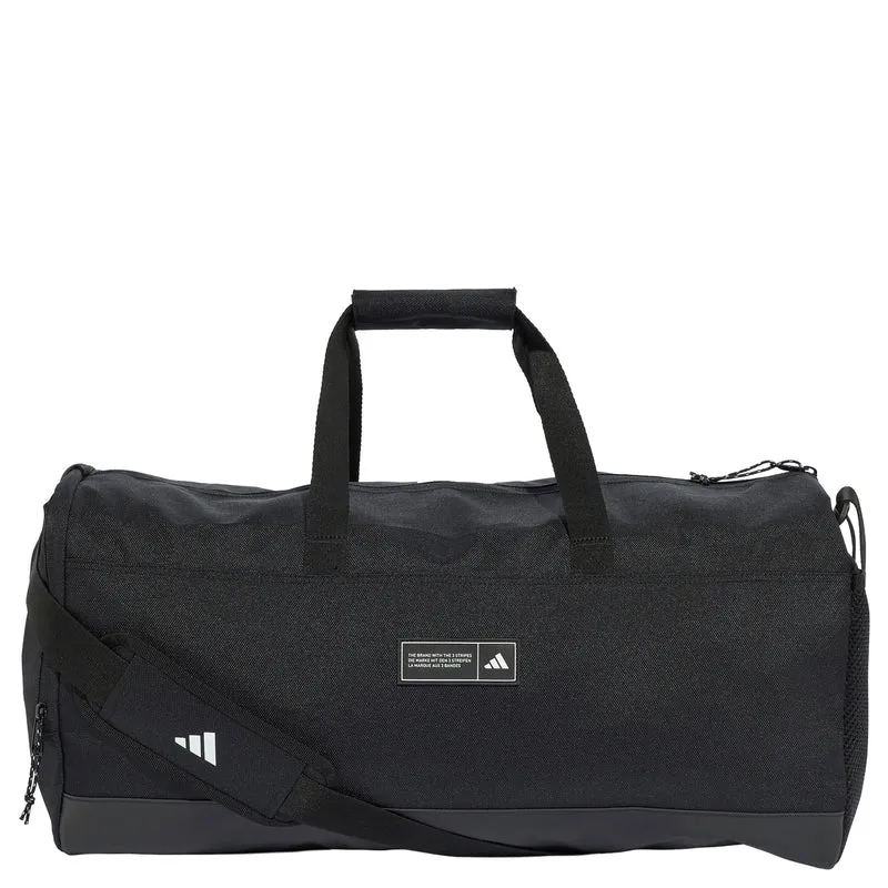 adidas 3 Stripes Duffel Bag Large - Weekender (black/white)