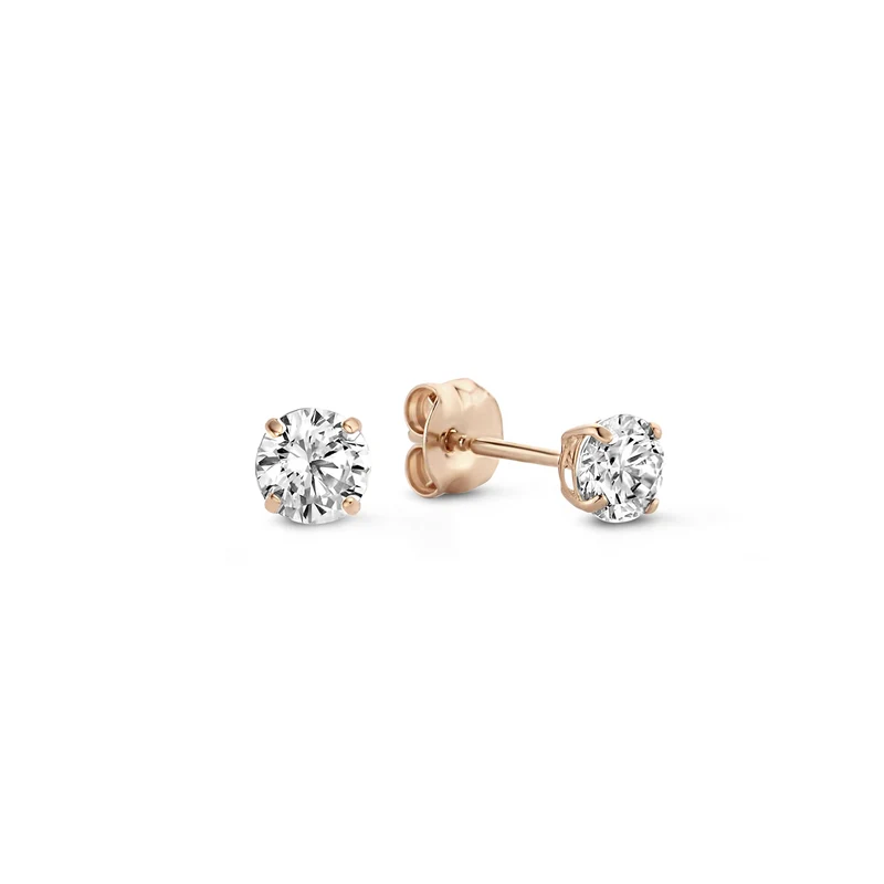 Isabel Bernard La Concorde Lourdes 14 Karat | Roségold Ohrstecker IB360208