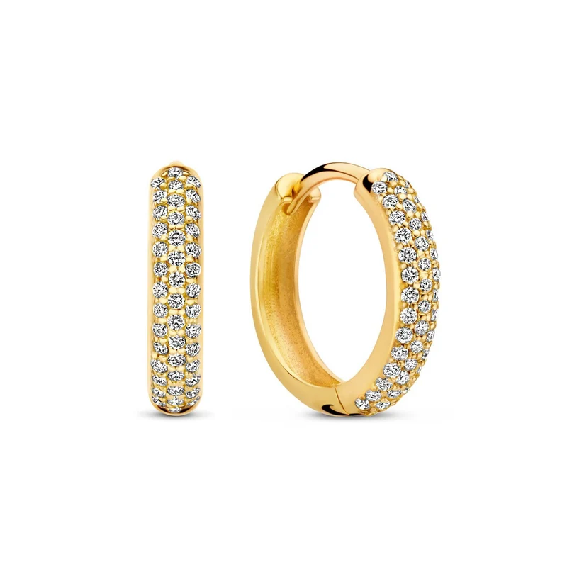 Isabel Bernard De la Paix Laure 14 Karat Gold Ohrringe Mit Diamant 0.25 Karat | IBD360030