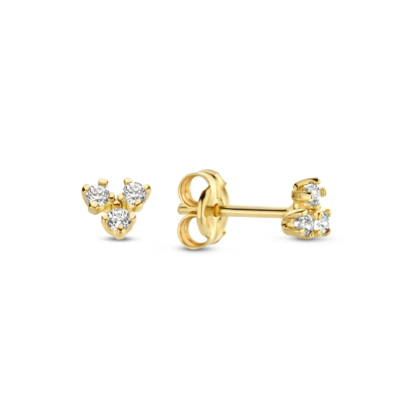 Jackie Gold damen Ohrknöpfe 585 Gold JKE23.011