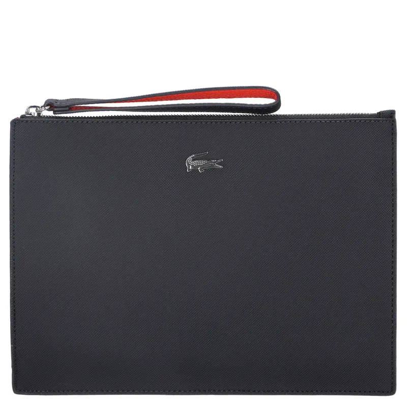 Lacoste Anna - Clutch 28 cm (marine 166 rouge 240)