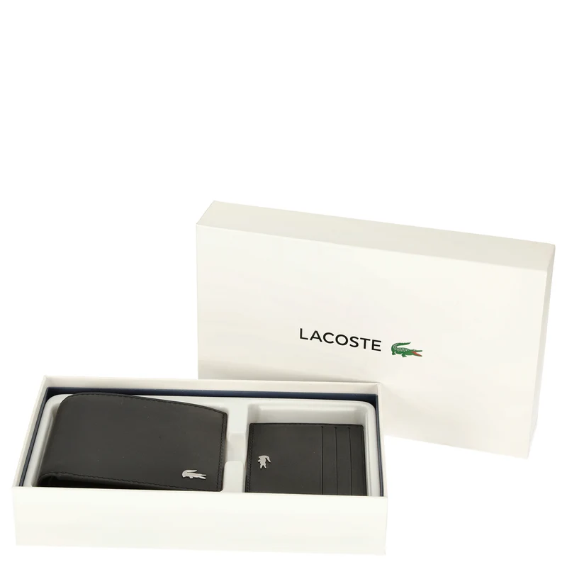 Lacoste FG - Men Geldbörse und Kreditkartenetui 6cc 11 cm (black)