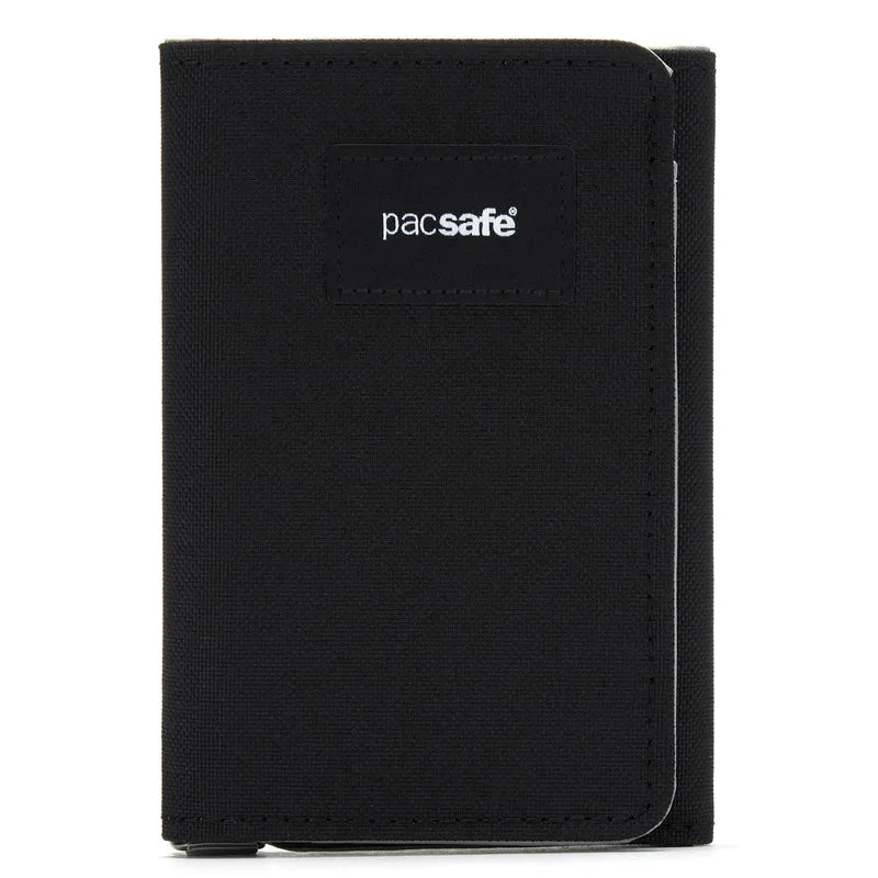 pacsafe RFIDsafe Trifold Wallet - Geldbörse 6 cc 11.5 cm (jet black)