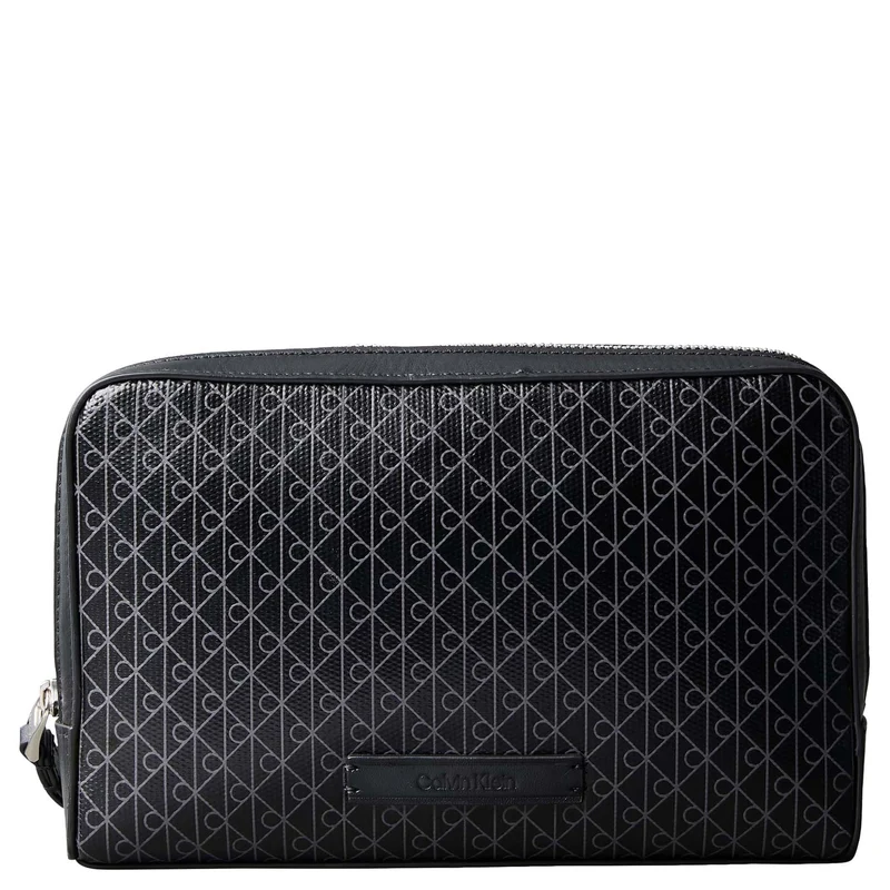Calvin Klein Emblem AOP - Handgelenktasche 20 cm (black)