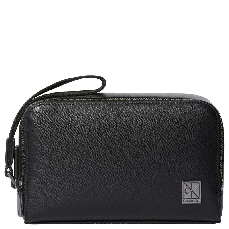 Calvin Klein Emblem - Kulturbeutel 20 cm (black)