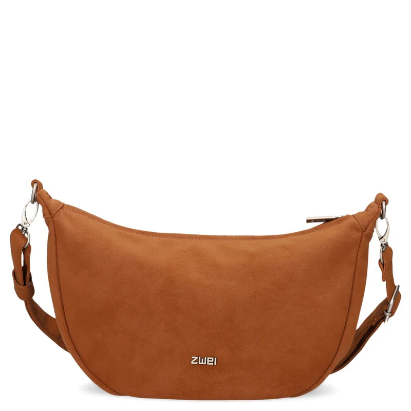 zwei Mademoiselle M70 - Umhängetasche 34 cm (nubuk-cognac)
