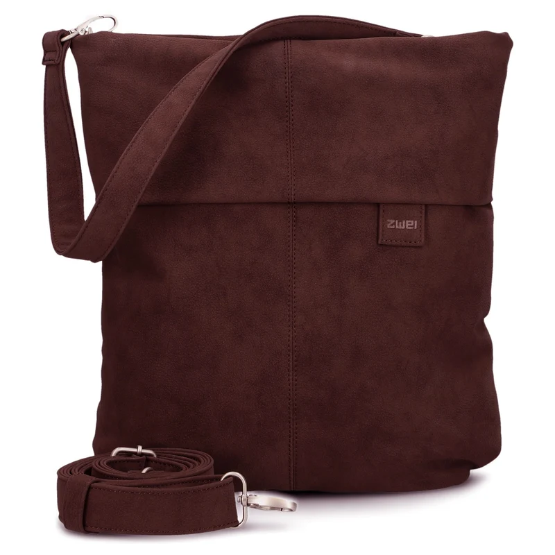 zwei Mademoiselle M12 - Schultertasche 32 cm (nubuk-bordeaux)