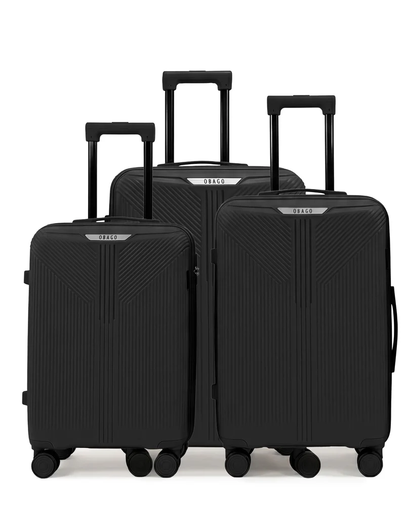 3er-Pack Hartschalenkoffer: Großer Koffer, mittelgroßer Koffer und Handgepäck ERIDAN