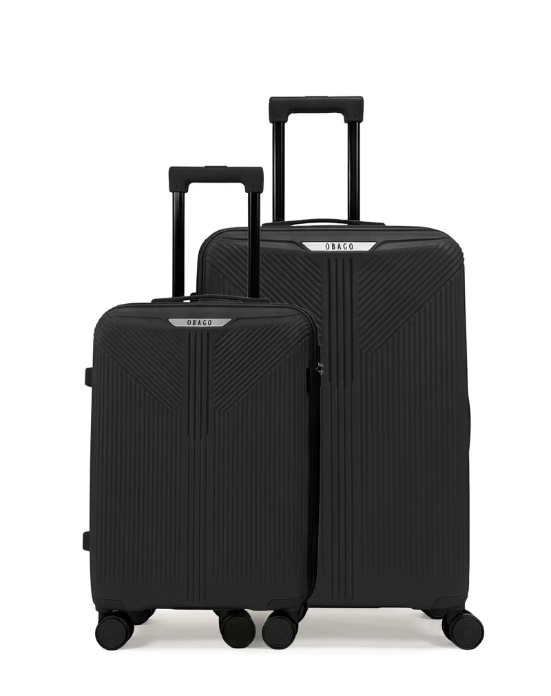 2er-Pack Hartschalenkoffer: Großer Koffer und Handgepäck ERIDAN