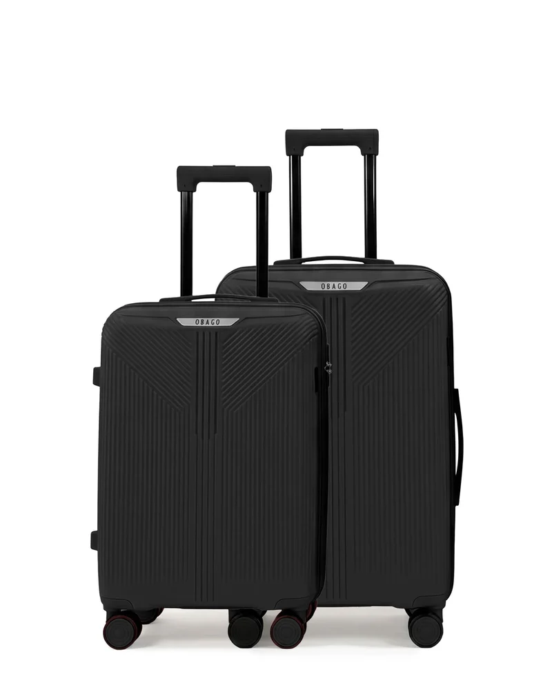 2er-Pack Hartschalenkoffer: Mittelgroßer Koffer und Handgepäck ERIDAN