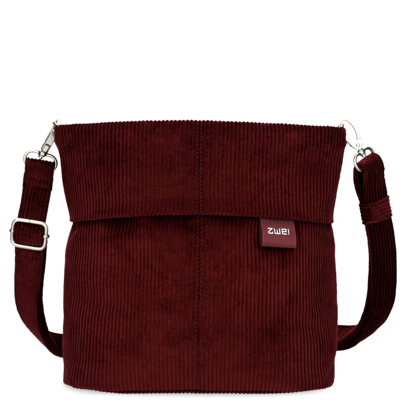 zwei Mademoiselle M8 - Schultertasche 25 cm (cord-bordeaux)