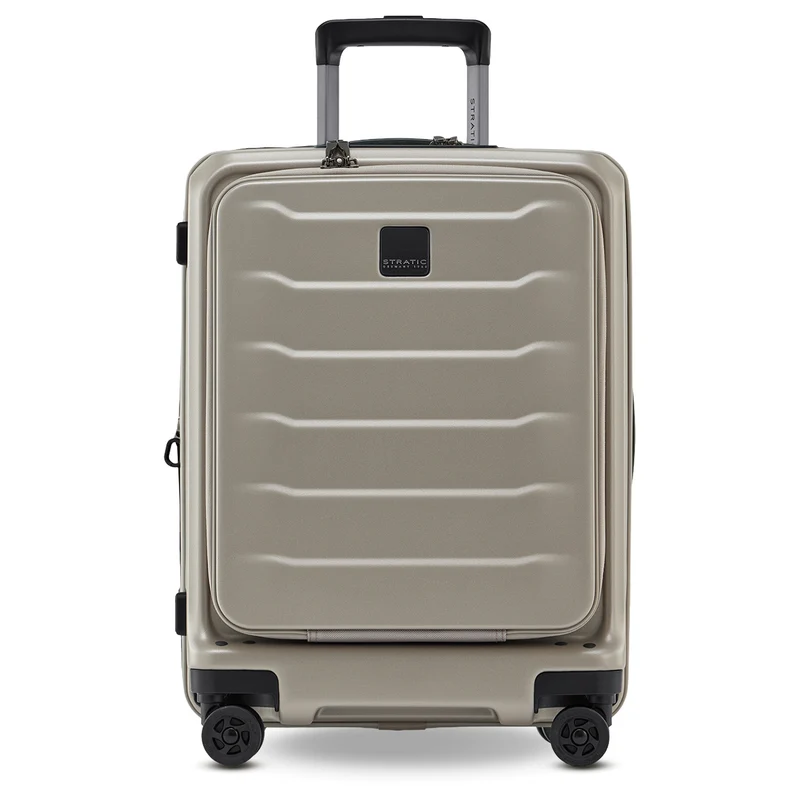 Stratic Phoenix ML - 4-Rollen-Kabinentrolley mit Vortasche 55 cm erw. (champagne)