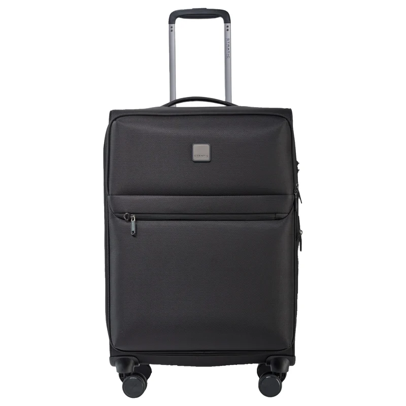 Stratic Lite - 4-Rollen-Trolley 65 cm erw. (black)