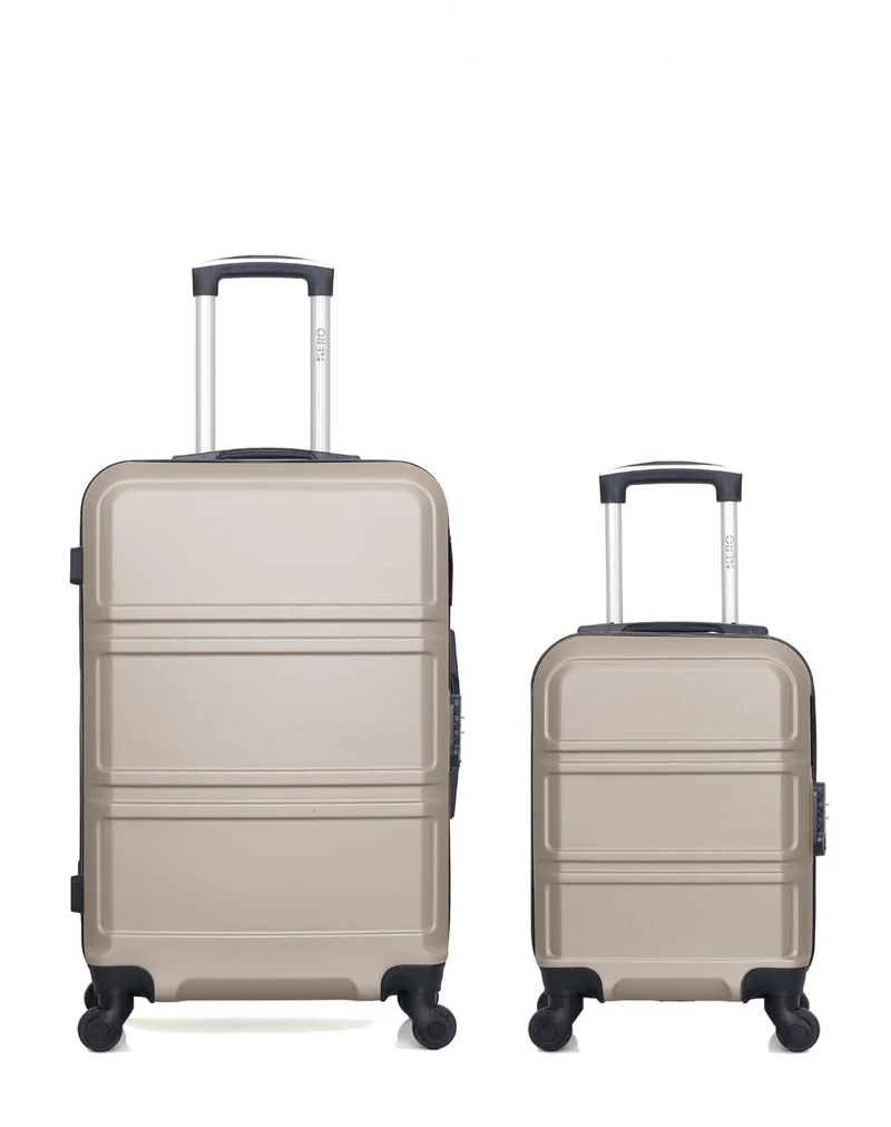 HERO – 2er-Pack: Mittelgroßer Koffer und Handgepäck XXS UTAH