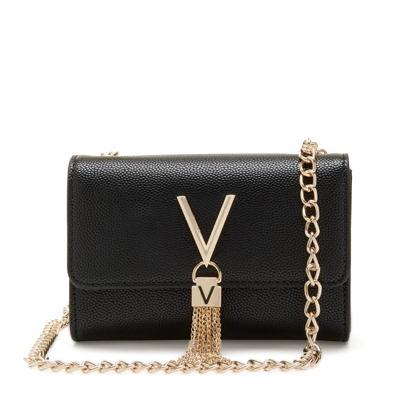 Valentino Bags Divina Damen Umhängetasche Schwarz VBS1R403GNERO/GOLD