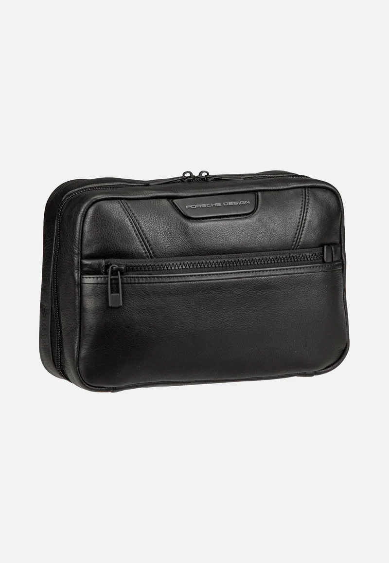 Roadster Leather Evo Washbag Black - Kulturbeutel